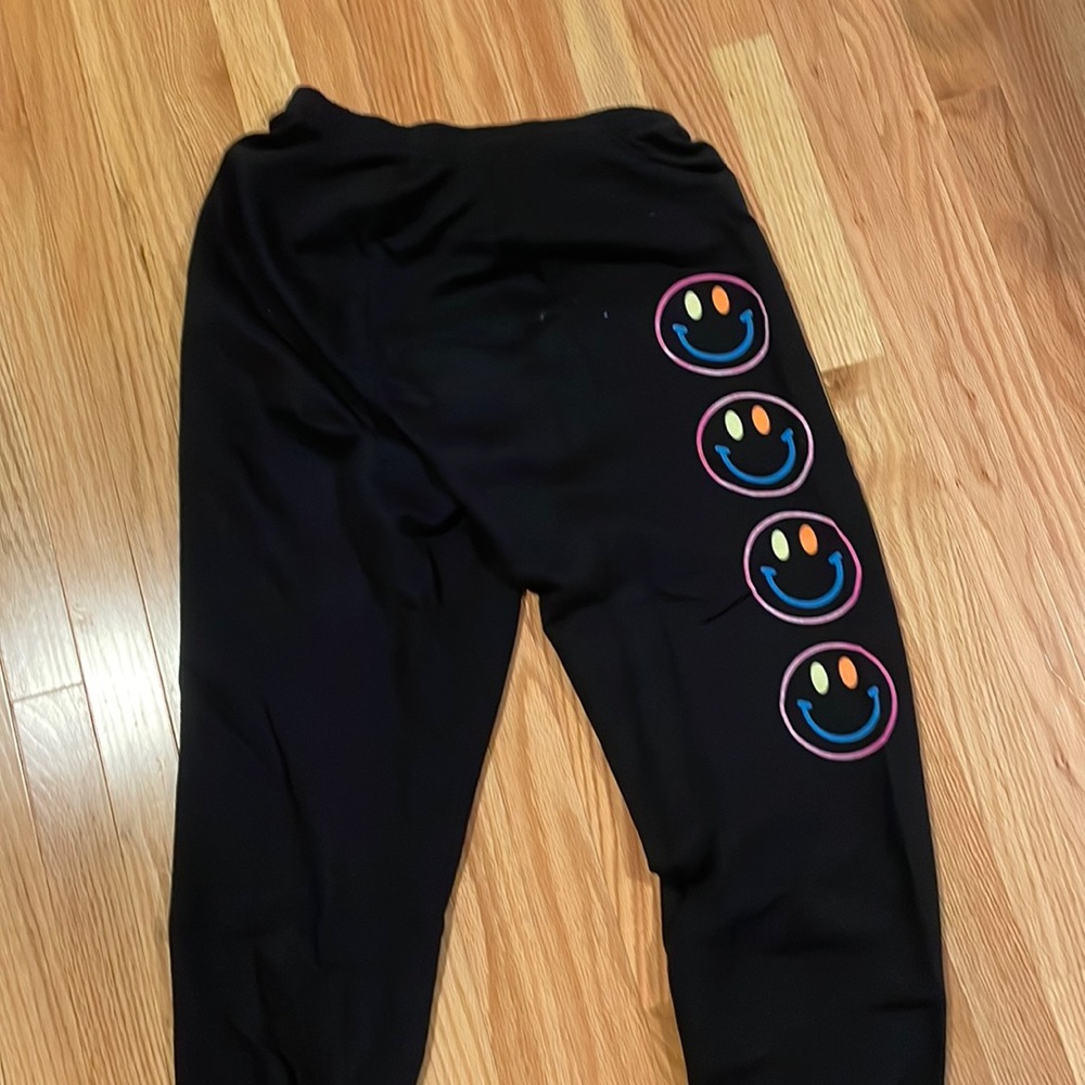 Smiley face joggers